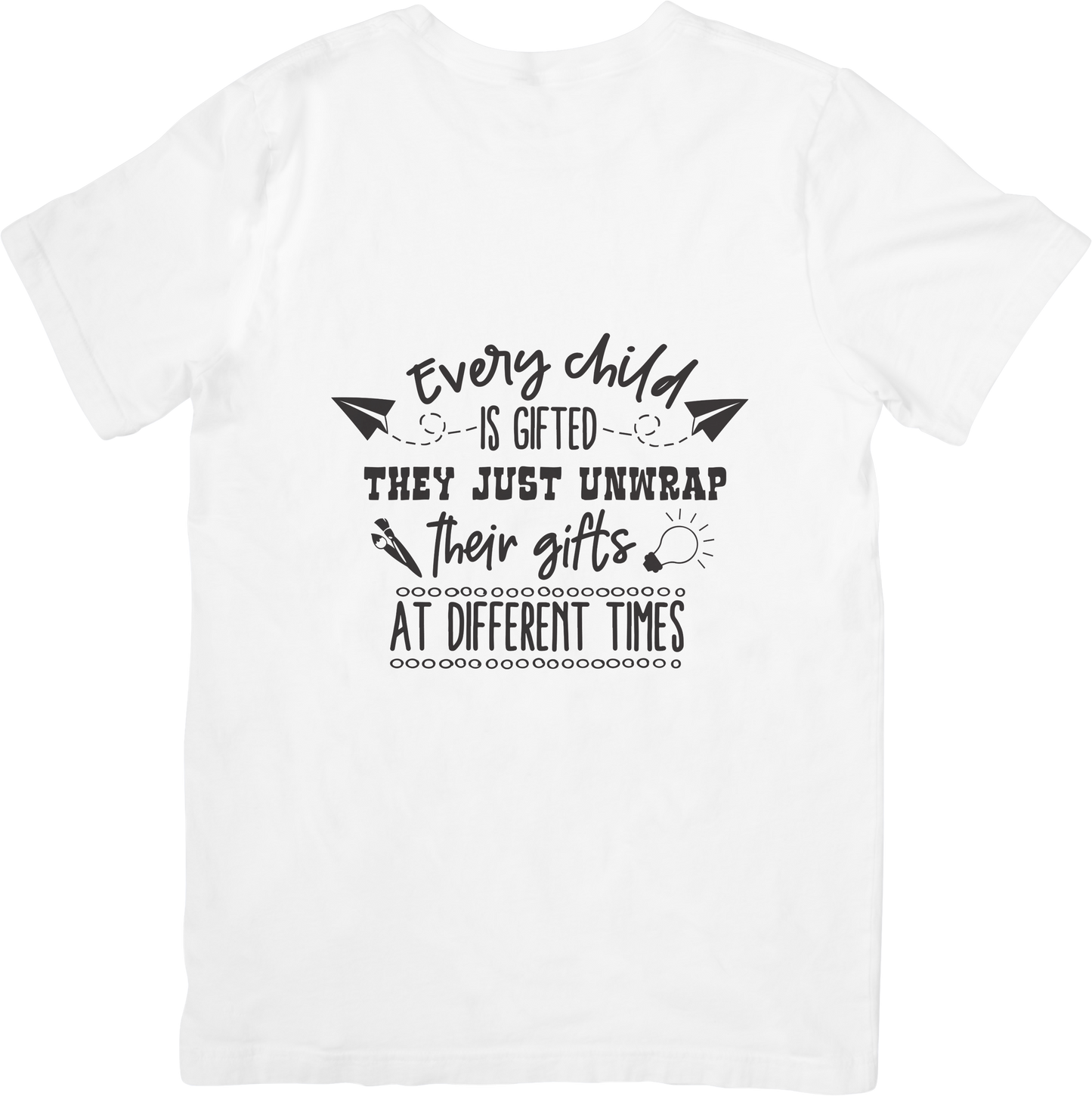 Every Child Is Gifted Shirt – Inspirational Teacher Tee, Education Quote Shirt, Positive Affirmation for Kids, Classroom Gift Idea