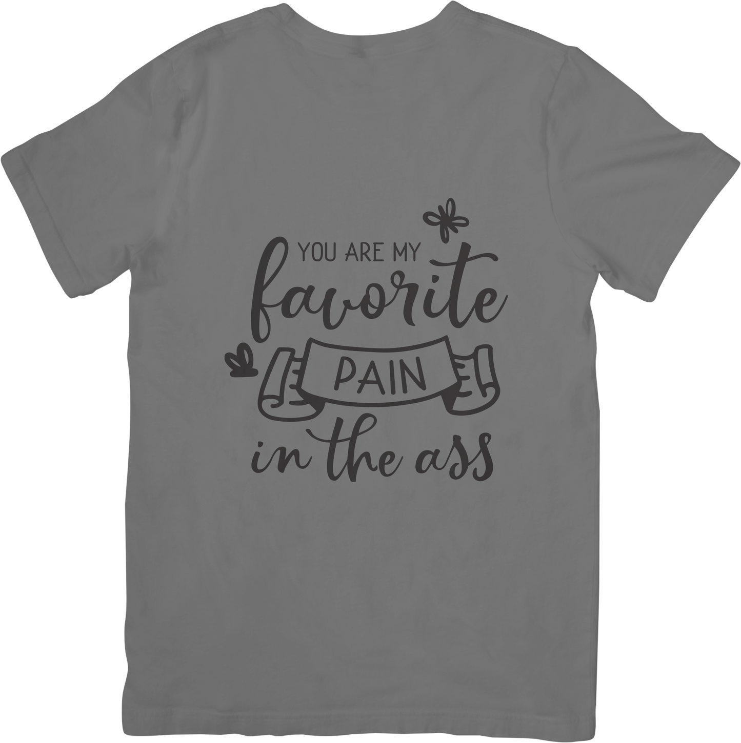 Funny Relationship T-Shirt – “You Are My Favorite Pain in the Ass” Sarcastic Couples Shirt, Valentine’s or Anniversary Gift